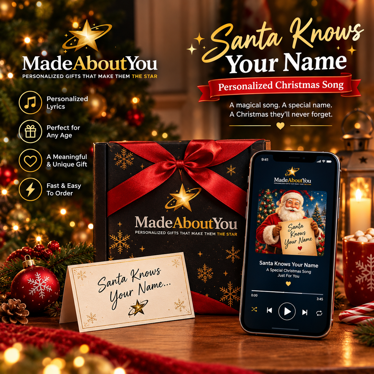 Santa Knows Your Name - Christmas Song